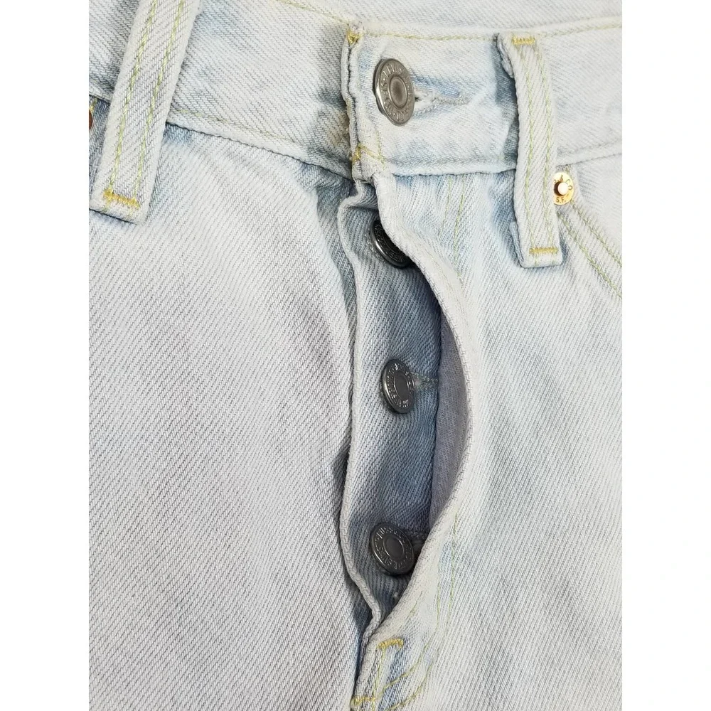 LEVI'S 501 Grunge Wash Button-Fly Cut Off Denim Shorts - Picture 4 of 10